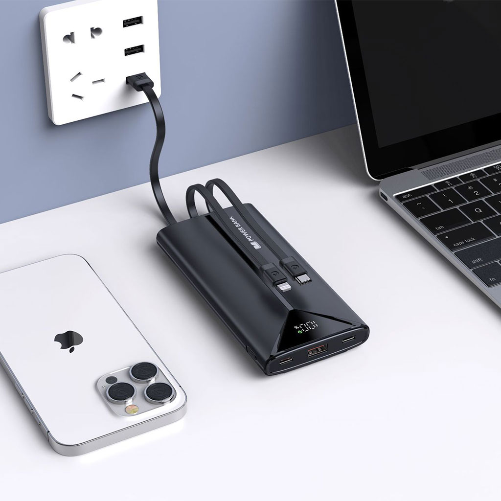 پاوربانک تبلیغاتی 10000 میلی آمپری کد PB-108 - تصویر 3